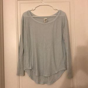 PINK high-low thermal long sleeve